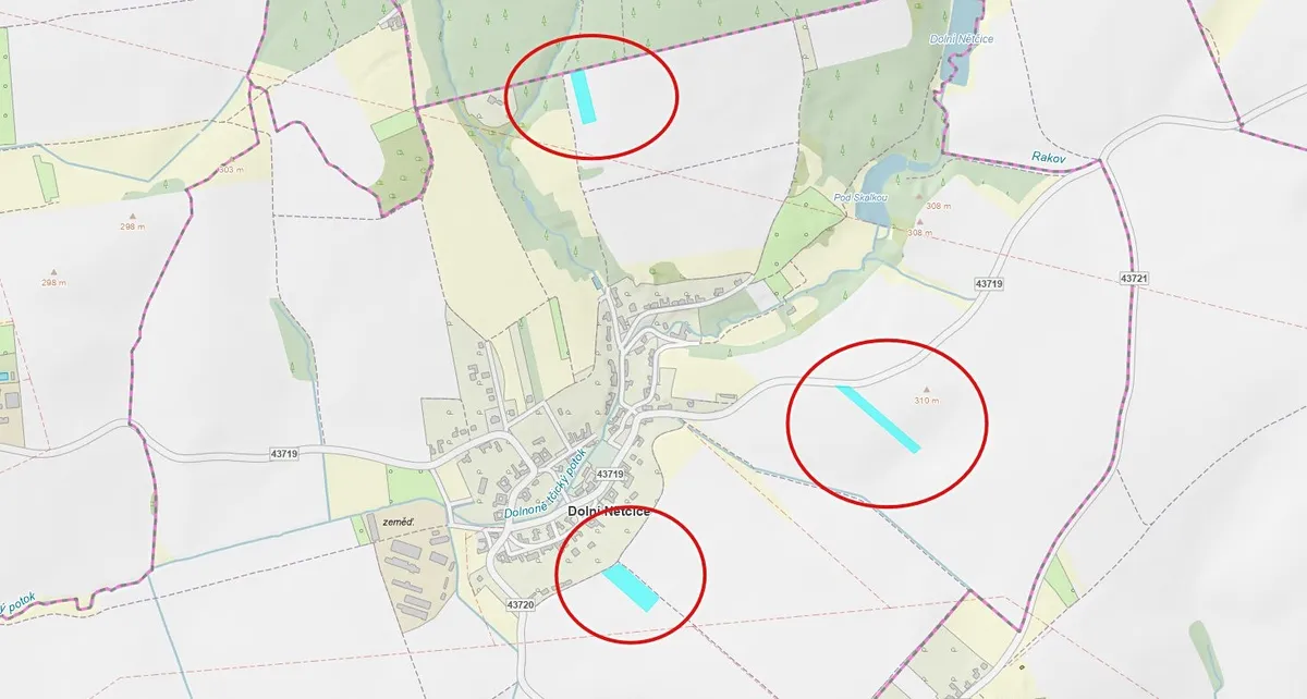 Prodej pole 13322 m²